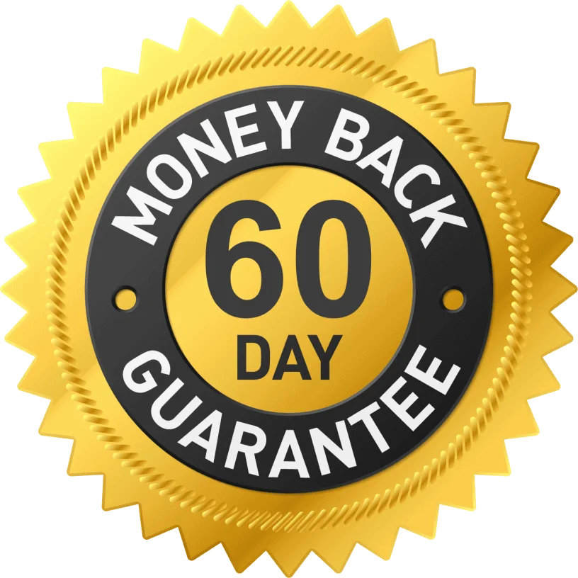 60 days money back guarantee